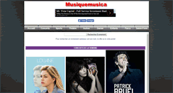 Desktop Screenshot of musiquemusica.com